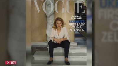 Junto a militares y material bélico destruido: polémica por las fotografías de Olena Zelenska en Vogue