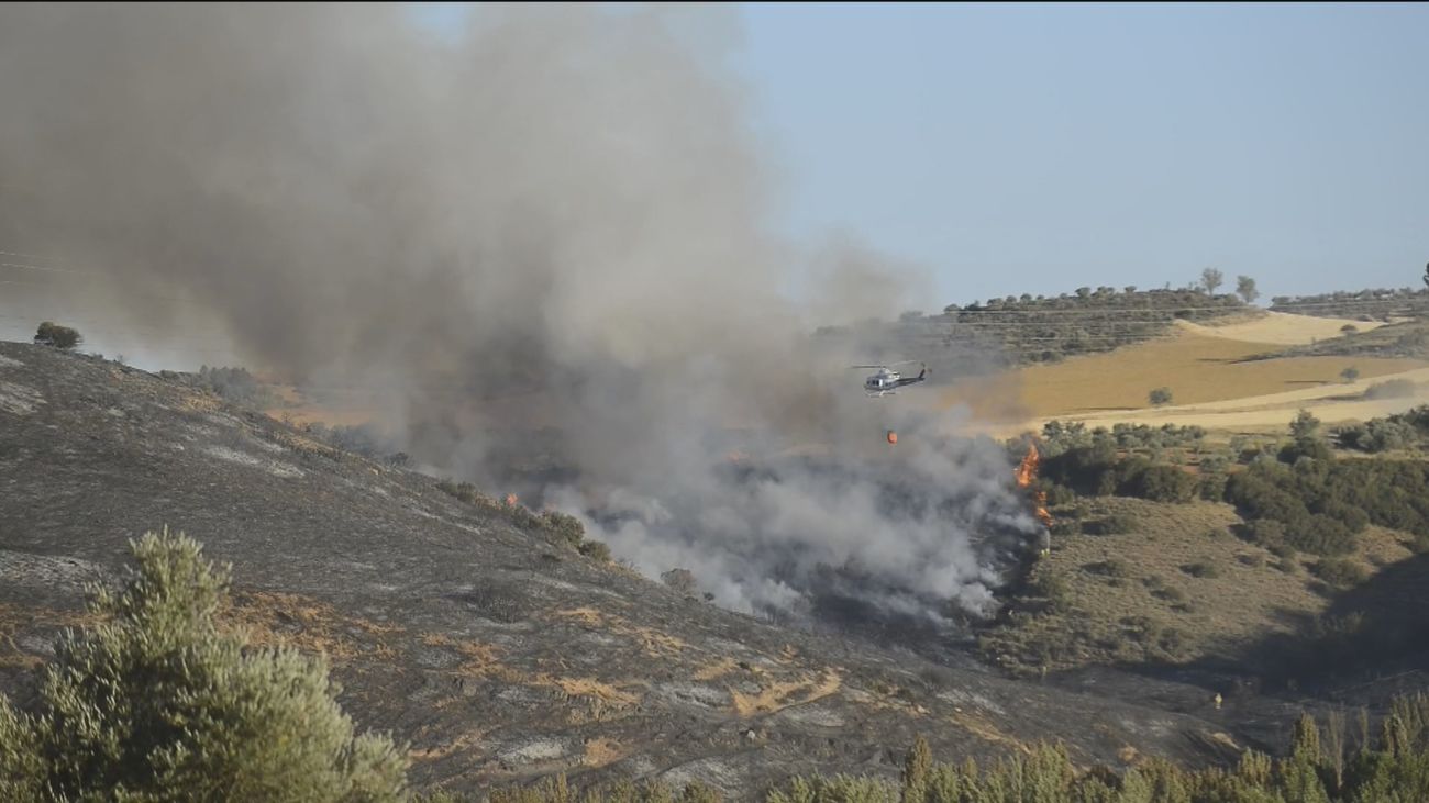 Los incendios dan un respiro en España, pero preocupan los fuegos de San Roque (Cádiz) y Galicia
