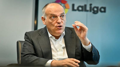 Tebas se rinde a Benzema: "Le daría el Balón de Oro,  ya se lo merecía de algún otro año"