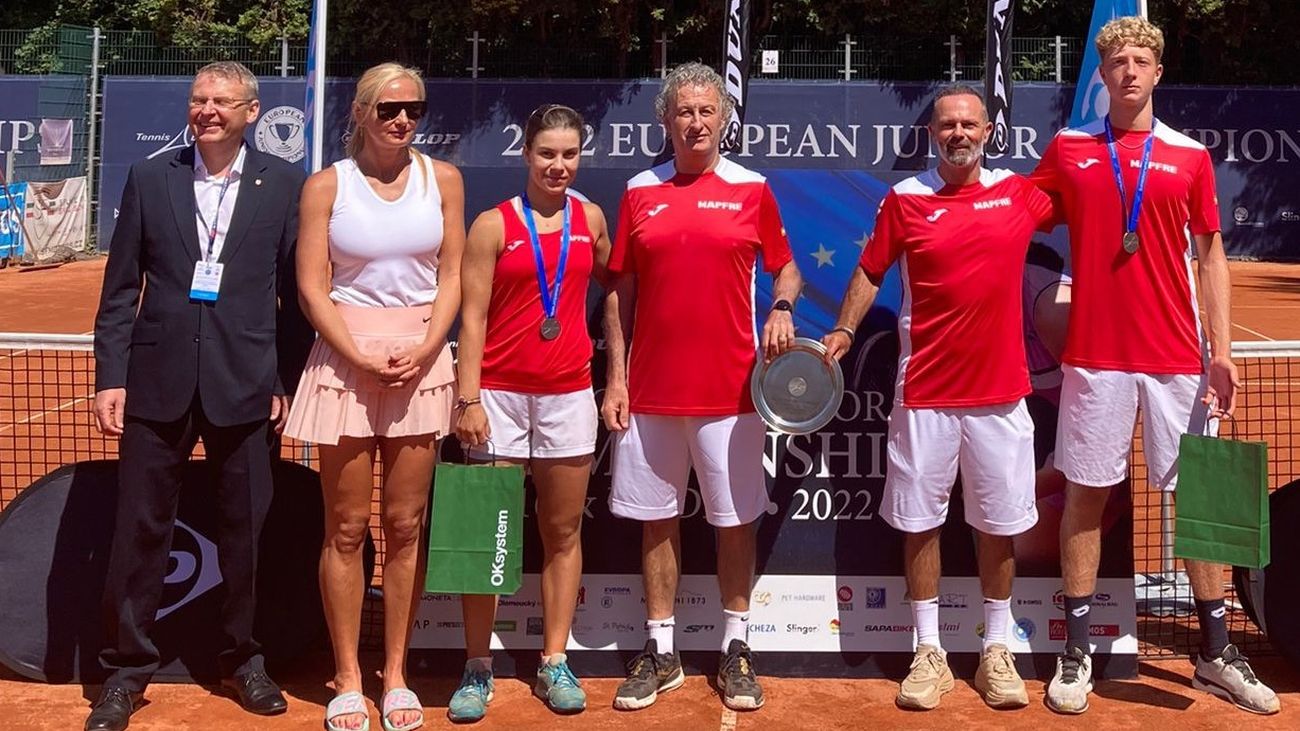 Los madrileños Marta Soriano y Martín Landaluce, subcampeones de Europa sub'16