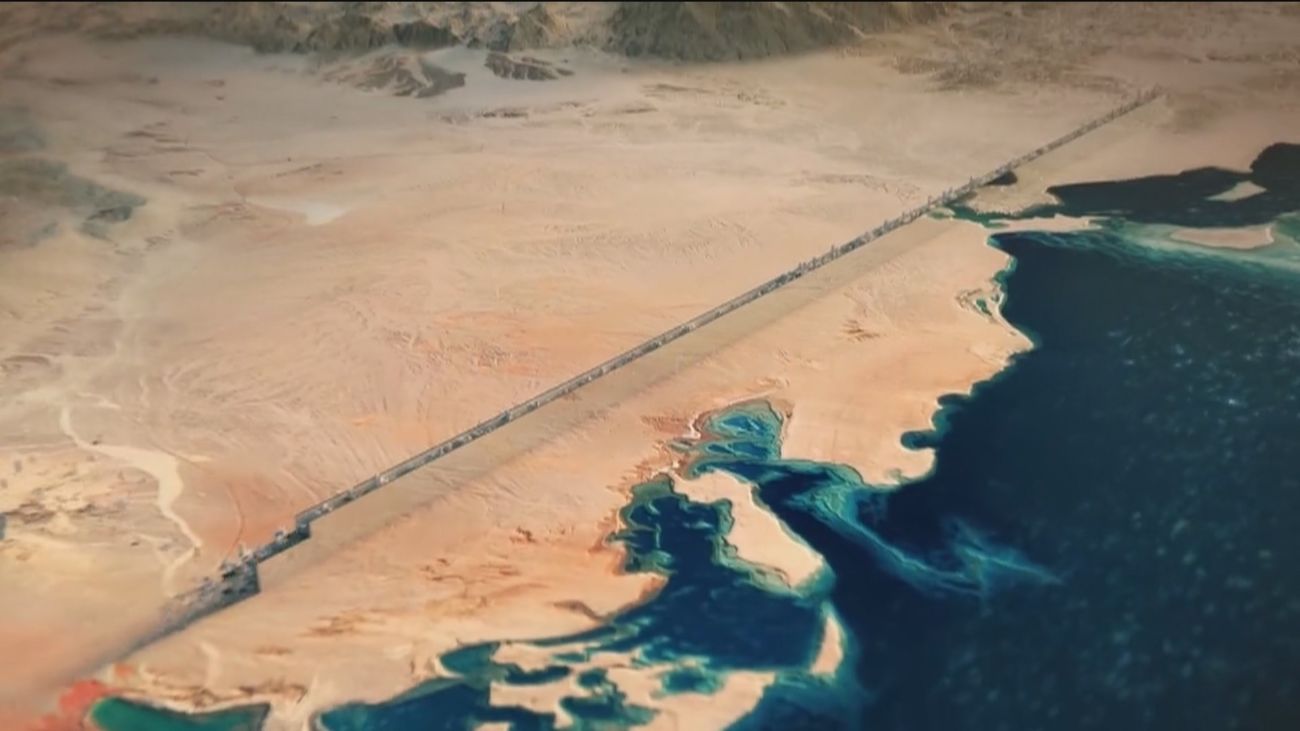La Línea, la ciudad futurista sin calles que Arabia Saudí quiere construir en el desierto