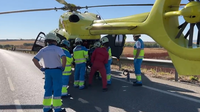 Muere un conductor en un choque frontal en la M-100, en Daganzo