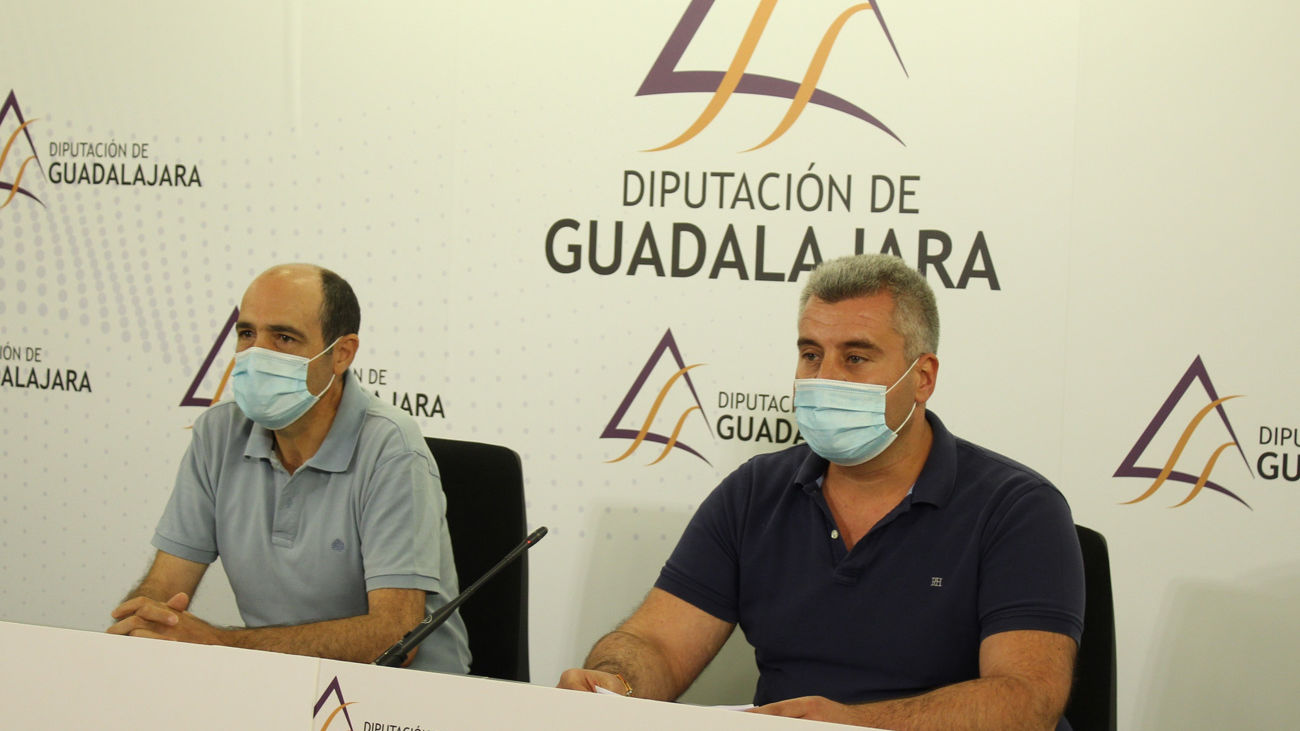 Rueda de prensa en la Diputación de Guadalajara