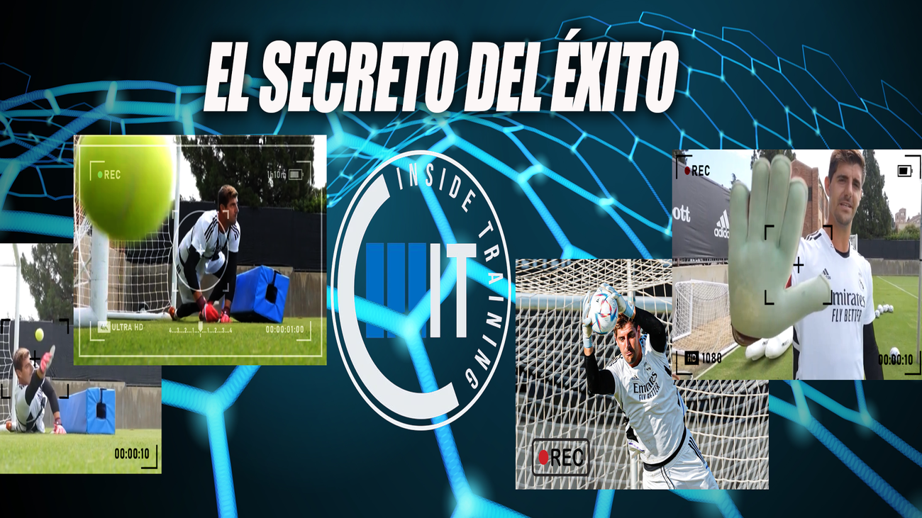 El increíble entrenamiento de Courtois