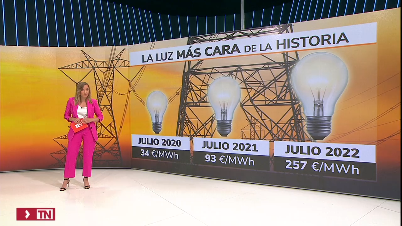 El recibo de la luz de julio en España, el segundo más caro de la historia