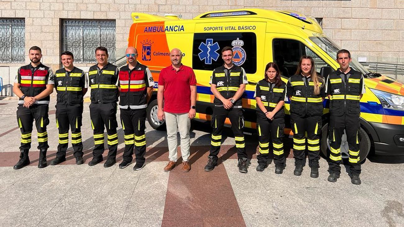 Presentación del servicio de ambulancia de Colmenar Viejo