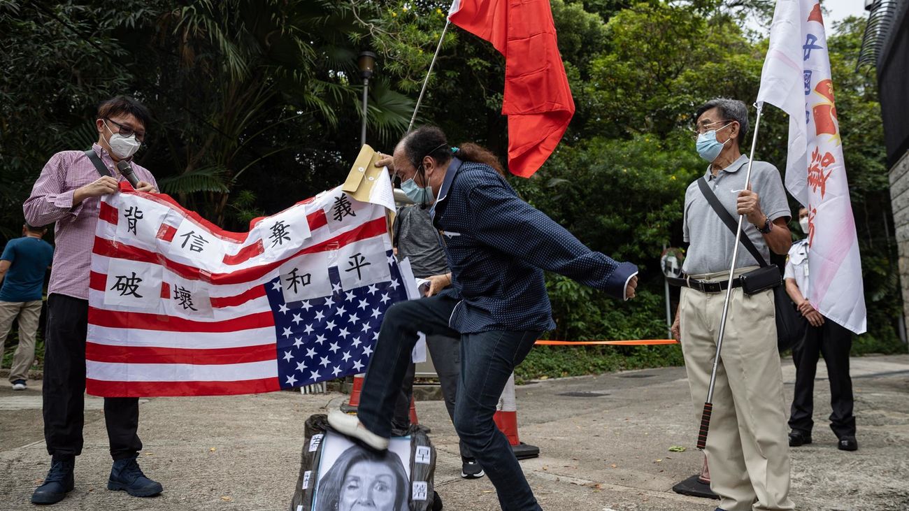 Protestas en China por la visita de Pelosi a Taiwan