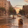 Fuertes vientos, lluvia y tormentas refrescan Madrid