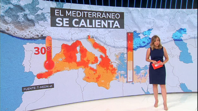 El  Mediterráneo se calienta, sobre todo en la costa española e italiana, y llega a los 30 grados