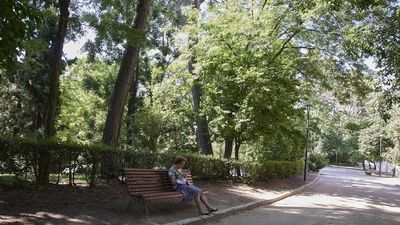Balizados el Retiro y otros ocho parques de Madrid por tiempo adverso