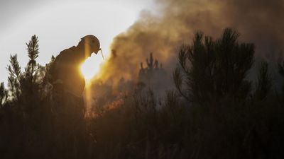 Buscan al presunto pirómano del incendio que ha arrasado 600 hectáreas en Galicia