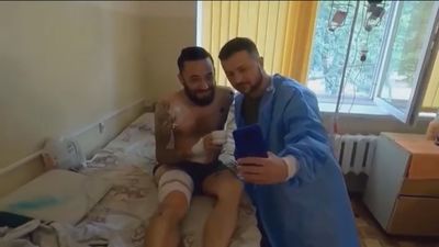 "Vi que venía Zelenski con un montón de escoltas y pensé, la madre que me parió dónde me he metido", Juan el soldado español que lucha en Ucrania