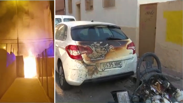 Incendian 10 contenedores en Carabanchel y quedan sin recoger una semana