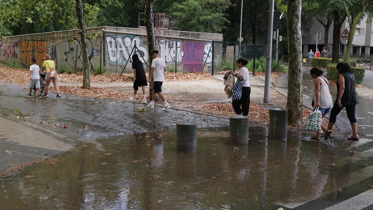 Lluvia y tormentas en Madrid desde el martes
