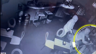 Robo violento de madrugada en un bar de Fuenlabrada