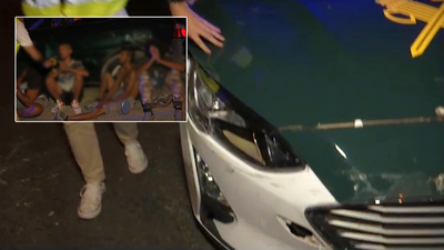 Embisten un coche de la Guardia Civil al intentar evitar el control de drogas