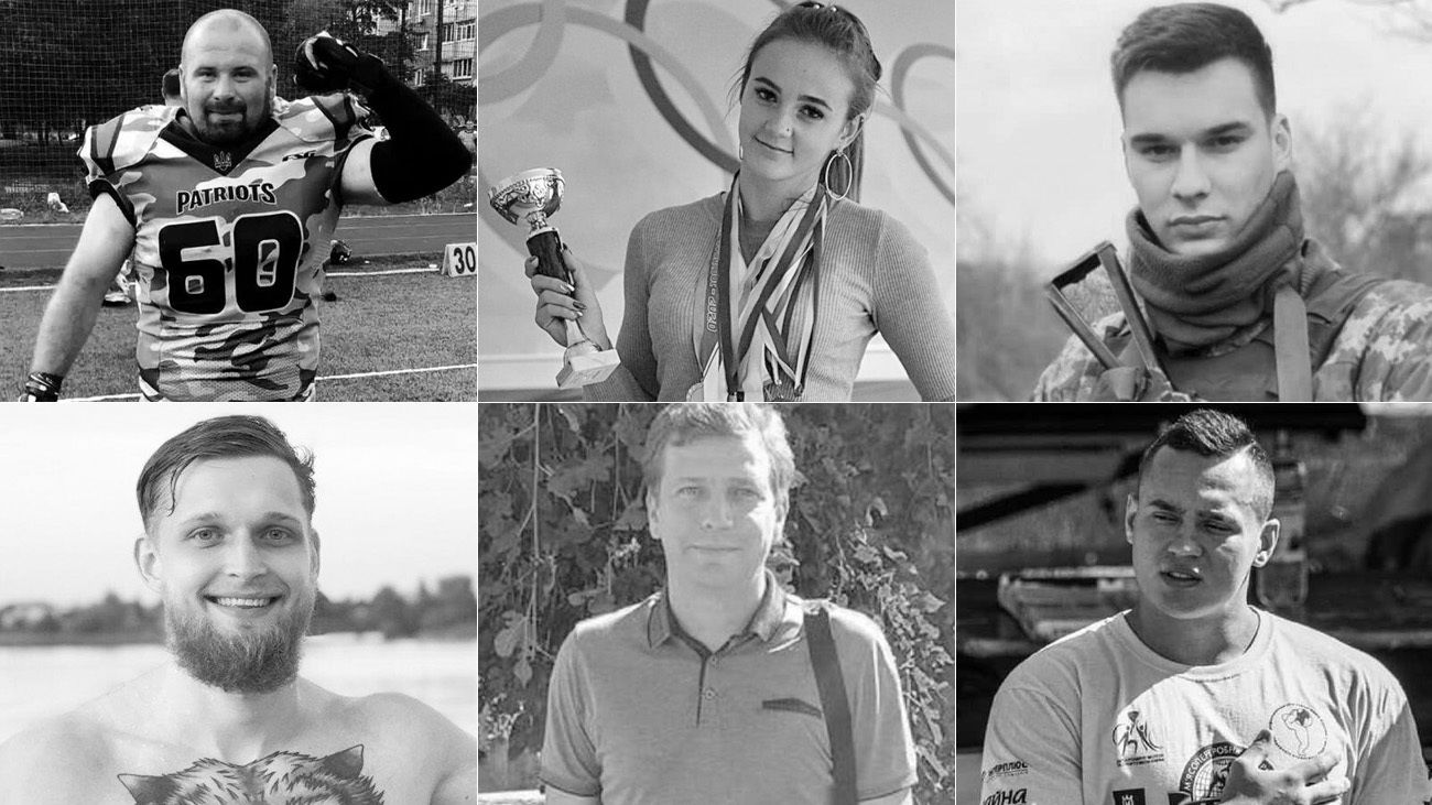 Ucranianos deportistas fallecidos