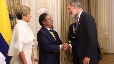El rey Felipe VI asiste a la investidura de Gustavo Petro como presidente de Colombia