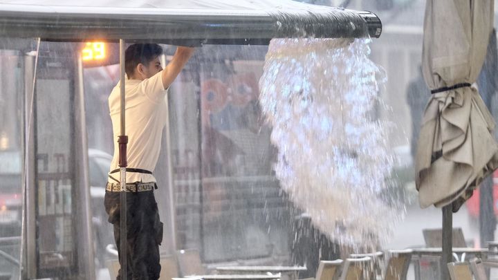 Tormenta en Logroño