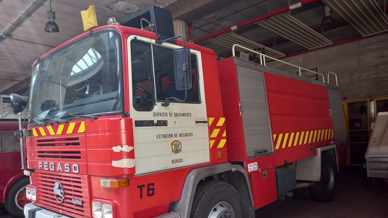 Camión de bomberos del Ayuntamiento de Burgos