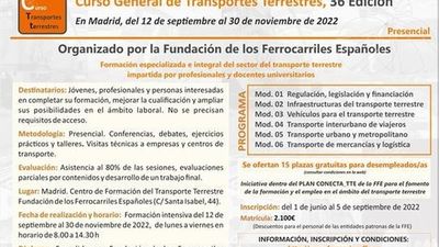 Formación gratuita para desempleados especializado en transportes terrestres