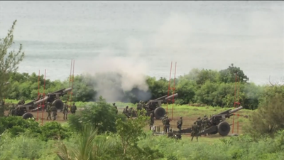 Taiwán comienza sus maniobras militares con fuego real ante una posible invasión de China