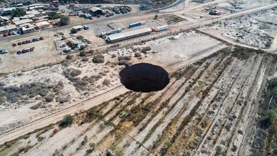 Aparece súbitamente un misterioso agujero en Chile