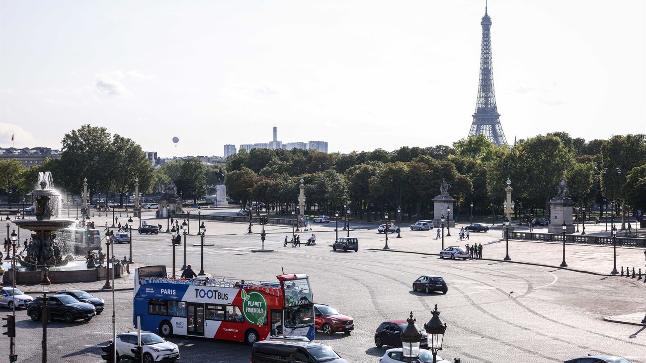 Vista de la Torre Eiffel de París