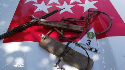 Los agentes forestales intervienen tres ballestas ilegales para caza en Cervera de Buitrago