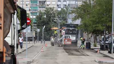 Móstoles finalizado casi el 60% de las calles previstas por en el plan de asfaltado