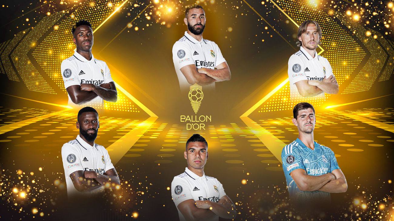 El Real Madrid lidera la lista del Balón de Oro