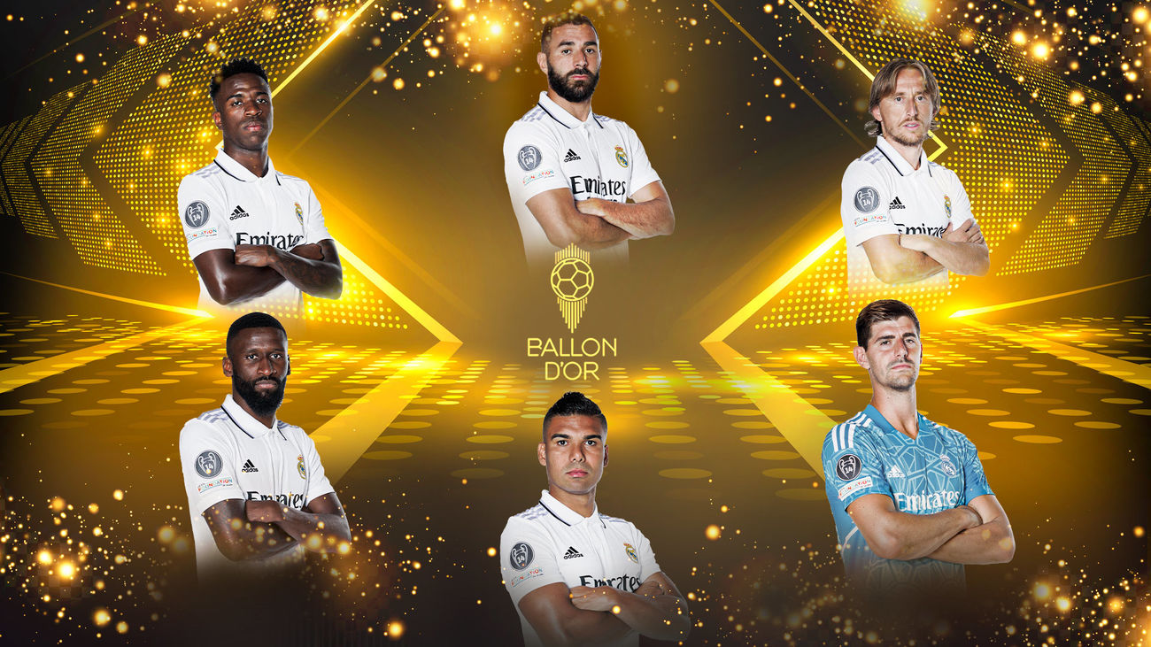 El Real Madrid copa la lista de nominados al Balón de Oro