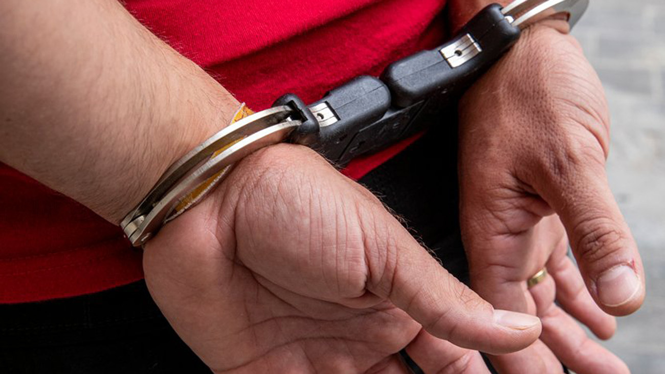 Imagen de un detenido