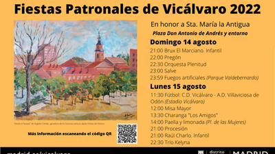 Vuelven este fin de semana las fiestas de la Virgen de la Antigua en Vicálvaro