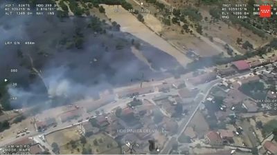 Controlado un incendio en Pinilla  del Valle que ha quemado 6 hectáreas