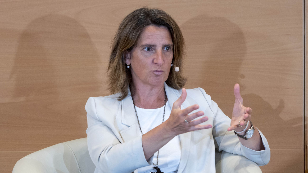 La vicepresidenta y ministra para la Transición Ecológica, Teresa Ribera