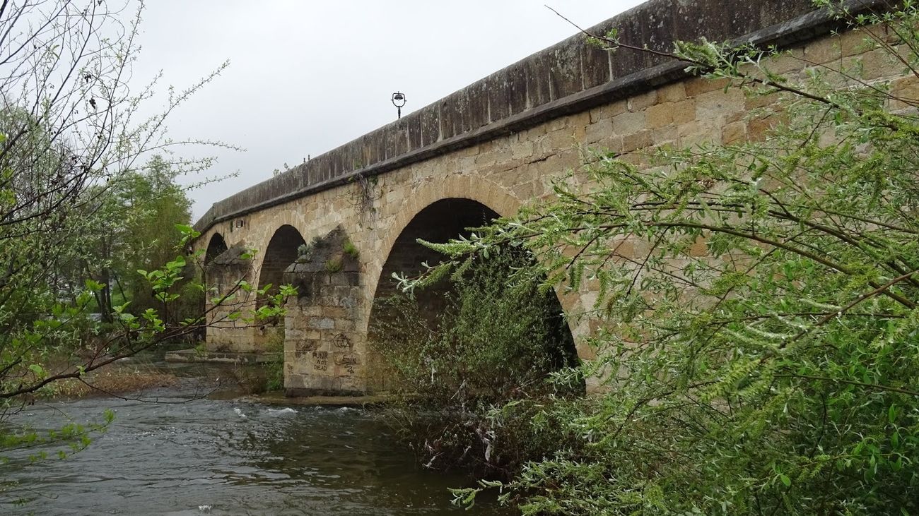 Río jerte a su paso por Plasencia