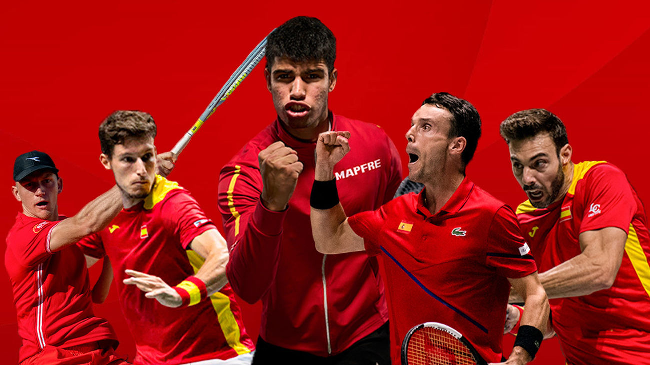 Alcaraz, Bautista, Carreño, Davidovich y Granollers jugarán la Copa Davis