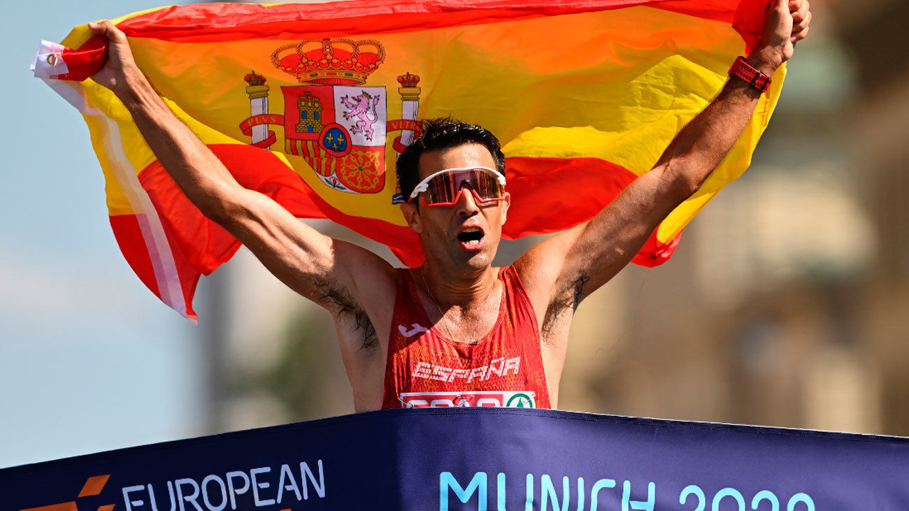 Miguel Ángel López, campeón de Europa de 35 kilómetros marcha