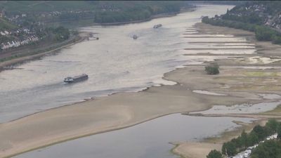 La sequía castiga a Europa con niveles de agua nunca vistos en sus ríos