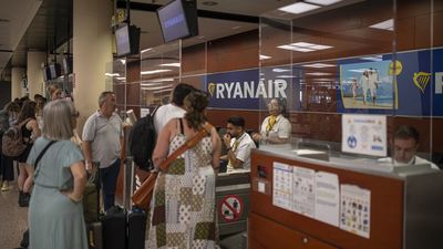 La huelga en Ryanair deja este martes  dos cancelaciones y 227 retrasos