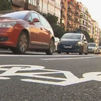 El carril bici de Castellana entre Atocha y la plaza de Castilla tendrá doble sentido en rotondas y giros más suaves