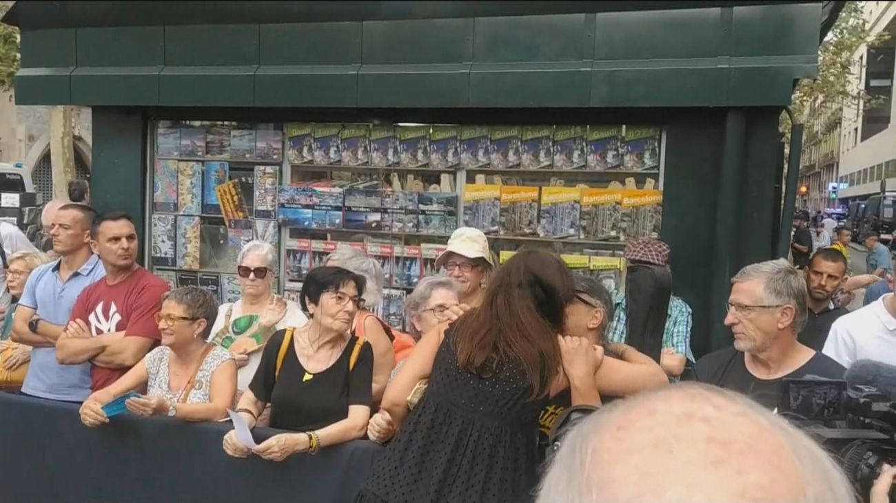 Borràs se desvincula de los boicoteadores del acto de Barcelona por el aniversario de los atentados de Cataluña