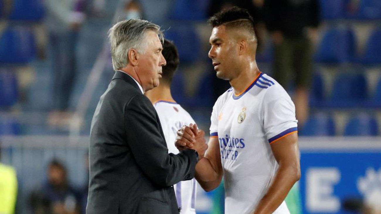 Ancelotti confirma el deseo de Casemiro: "Su voluntad es salir y probar un nuevo desafío"