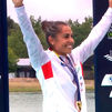 La piragüista madrileña María Corbera, campeona de Europa en C1 500 sprint