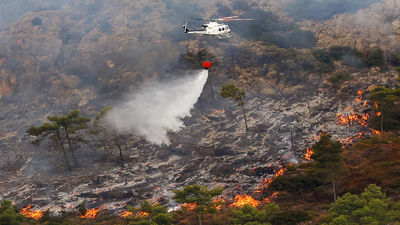 El incendio de Bejís, estabilizado una semana después