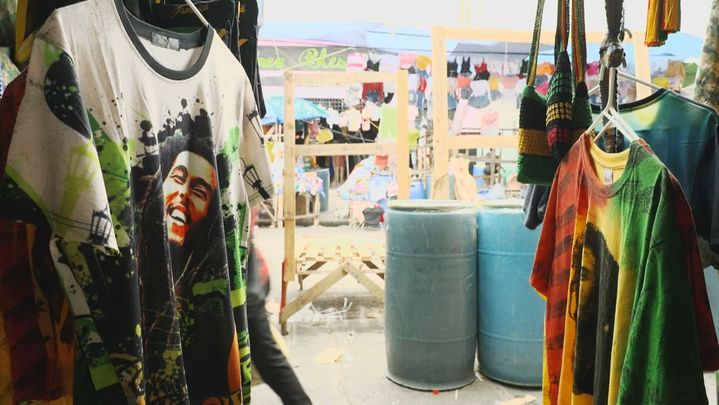 Imágenes de Bob Marley en prendas de ropa / Redacción