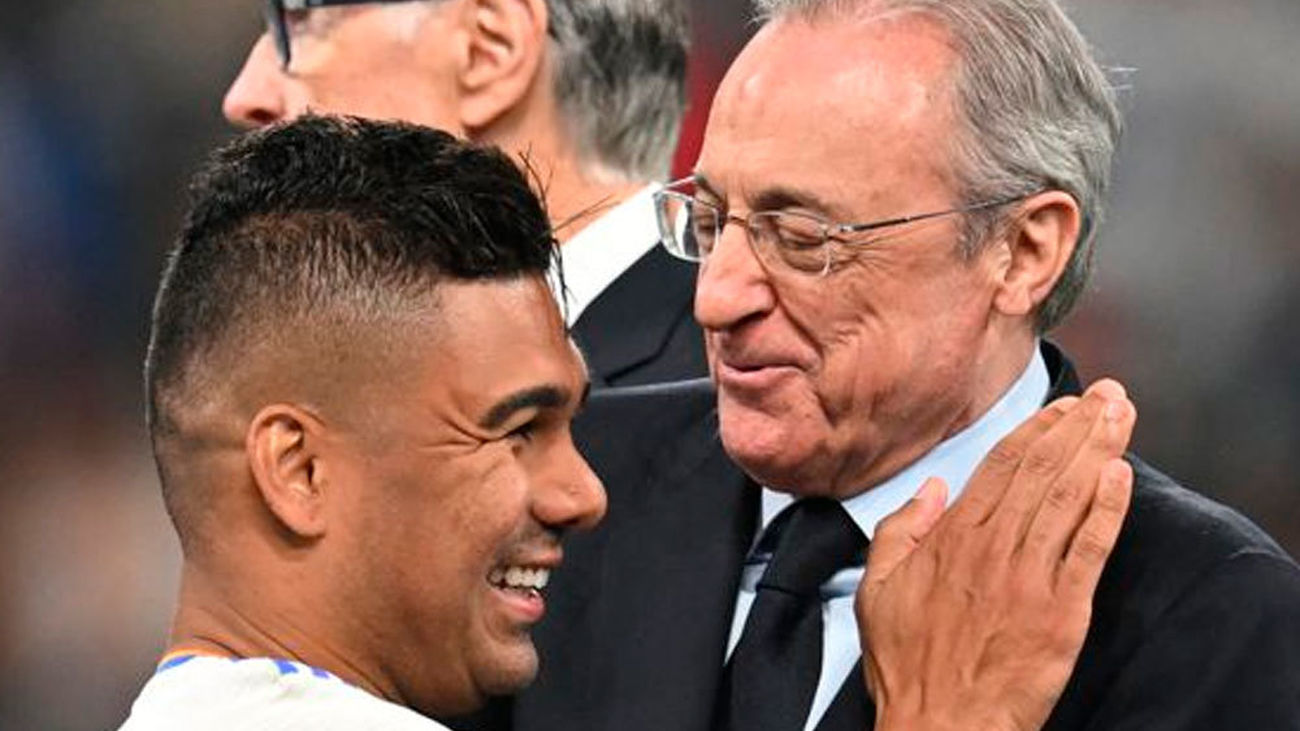 Florentino Pérez: "Casemiro es una leyenda y se ha ganado decidir"