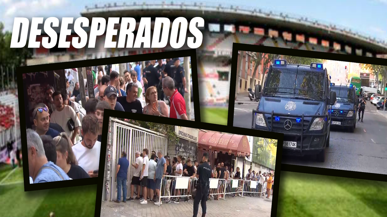 Tensión en Vallecas para hacerse con un abono del Rayo Vallecano