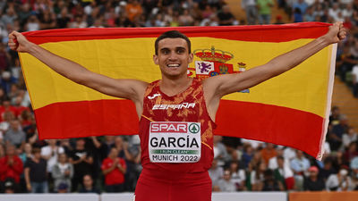 Mariano García, campeón de Europa de 800 metros